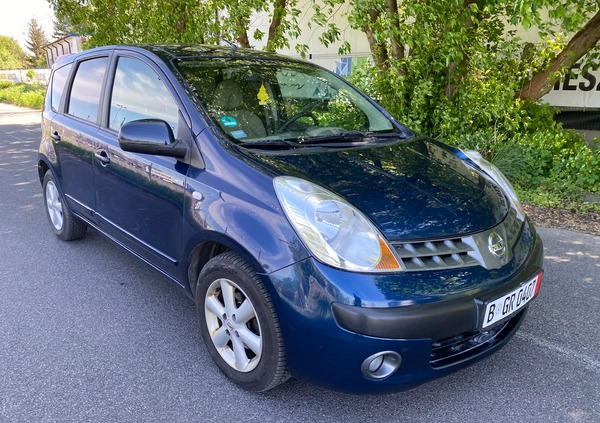 Nissan Note cena 11999 przebieg: 132500, rok produkcji 2006 z Obrzycko małe 466